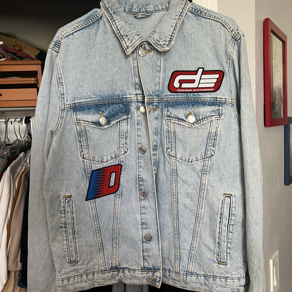 Zara Denim Jacket with Patches